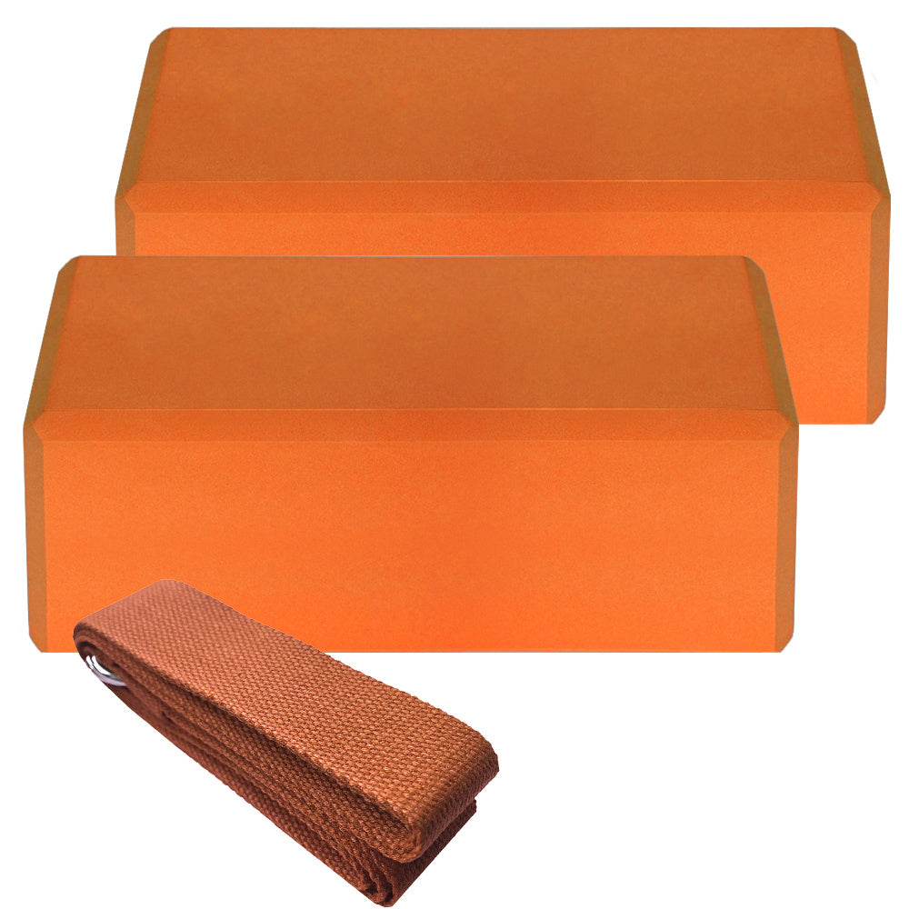 Yoga Blocks + Strap Set