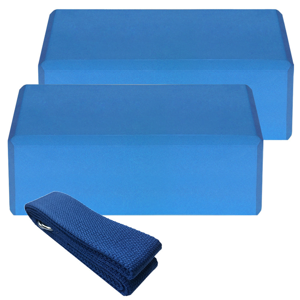 Yoga Blocks + Strap Set