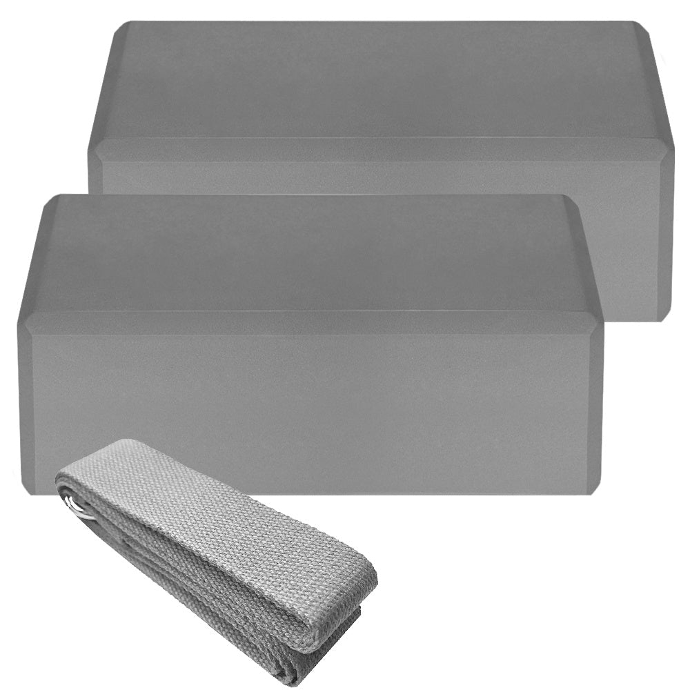 Yoga Blocks + Strap Set