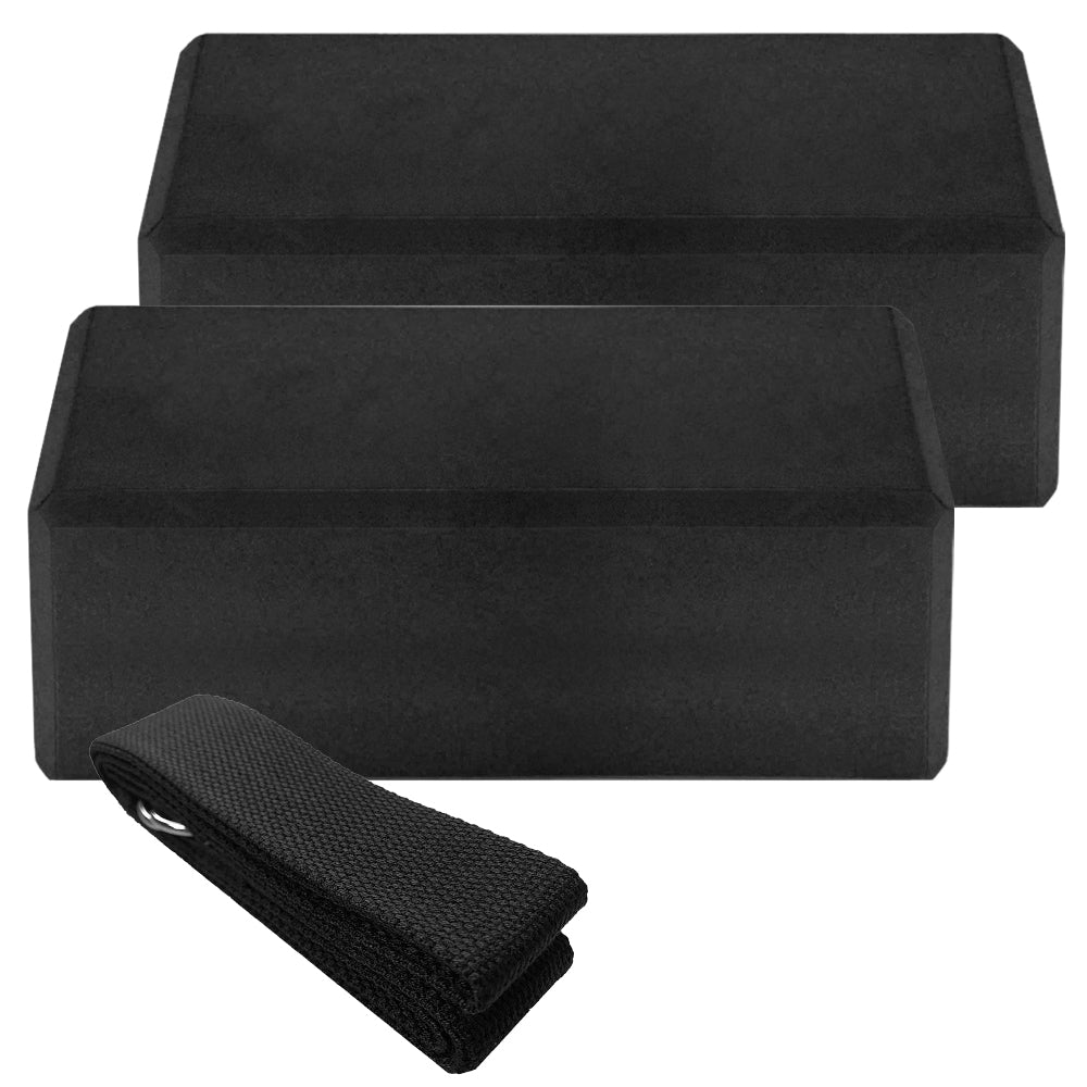 Yoga Blocks + Strap Set